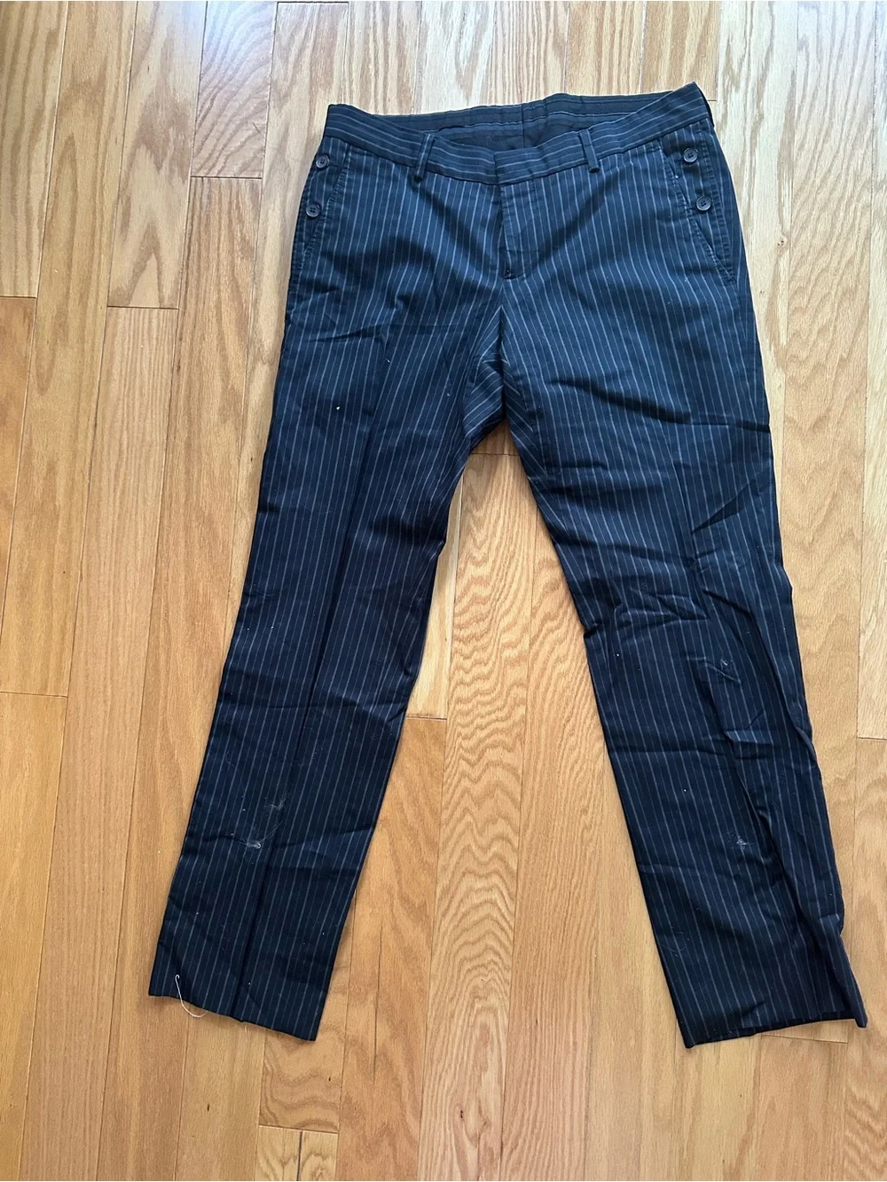 Vintage Gucci Tom Ford Era Pinstripe Trousers Men’s 48R / US 38R Made in Italy
